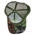 Camo mesh trucker hunting hat